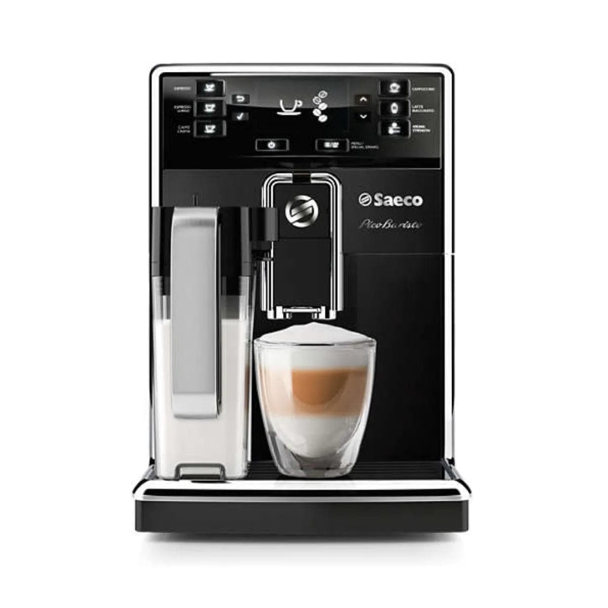 Saeco PicoBaristo Carafe Black HD8927/37 Super Automatic Espresso Machine (Black) Super Automatic Espresso Machine Saeco