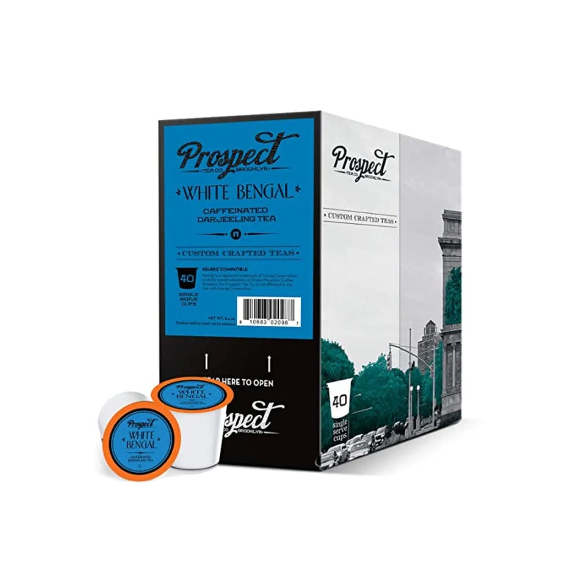 Prospect Tea Bengal White Single-Serve Pods (Box of 40) K-Cups Prospect Tea
