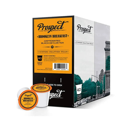Prospect Tea Brooklyn Breakfast Single-Serve Pods (Box of 40) K-Cups Prospect Tea