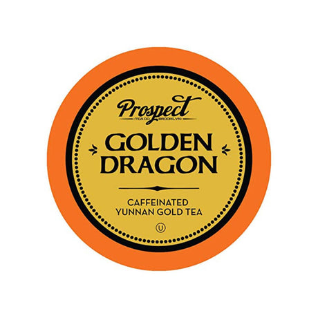 Prospect Tea Golden Dragon Single-Serve Pods (Box of 40) K-Cups Prospect Tea