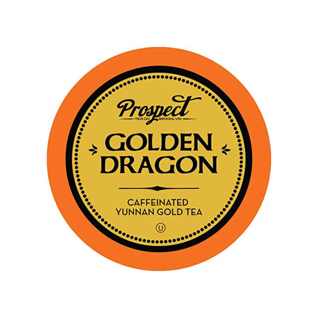 Prospect Tea Golden Dragon Single-Serve Pods (Box of 40) K-Cups Prospect Tea