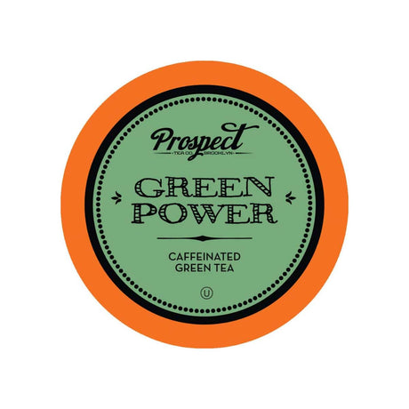 Prospect Tea Green Power Single-Serve Pods (Case of 120) K-Cups Prospect Tea