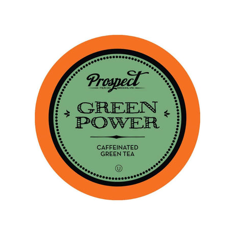 Prospect Tea Green Power Single-Serve Pods (Box of 40) K-Cups Prospect Tea