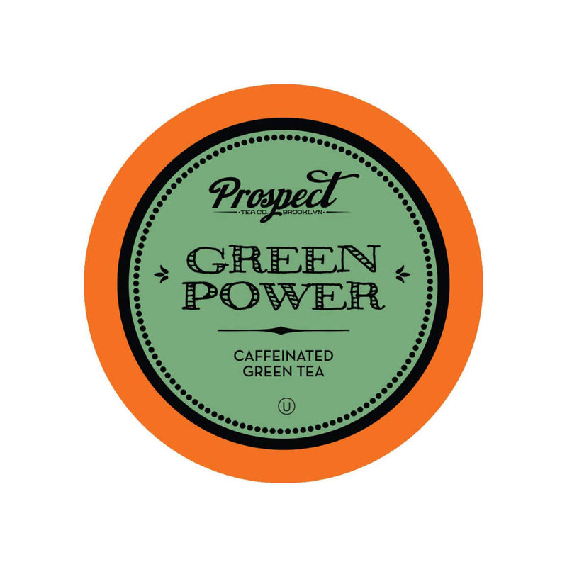 Prospect Tea Green Power Single-Serve Pods (Box of 40)