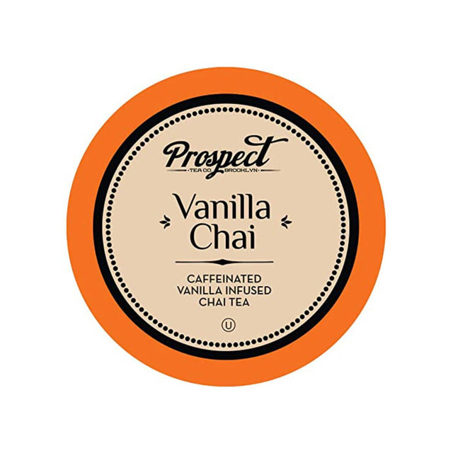 Prospect Tea Vanilla Chai Single-Serve Pods (Box of 40) K-Cups Prospect Tea