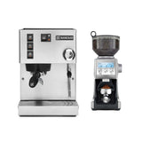 Rancilio Silvia M V6 Espresso Machine (Silver Stainless Steel) & Breville The Smart Grinder Pro Coffee Grinder Bundle Espresso Machine Rancilio