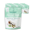 Rawcology Rockin' Ranch Coconut Chips 200g / 7oz (Case of 12 Bags)