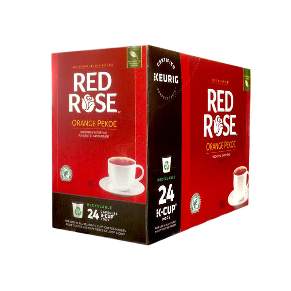 Red Rose Orange Pekoe Tea K-Cup® Recyclable Pods (Case of 96)