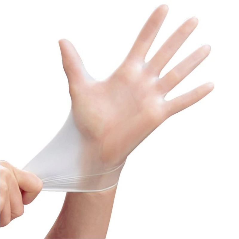 Safeguard Vinyl Disposable Gloves (Case of 1000) - Large
