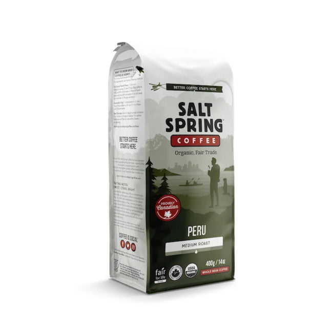 Salt Spring Peru Whole Bean Coffee (14 oz.)