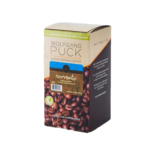 Wolfgang Puck Sorrento Pods Soft Coffee Pods Wolfgang Puck