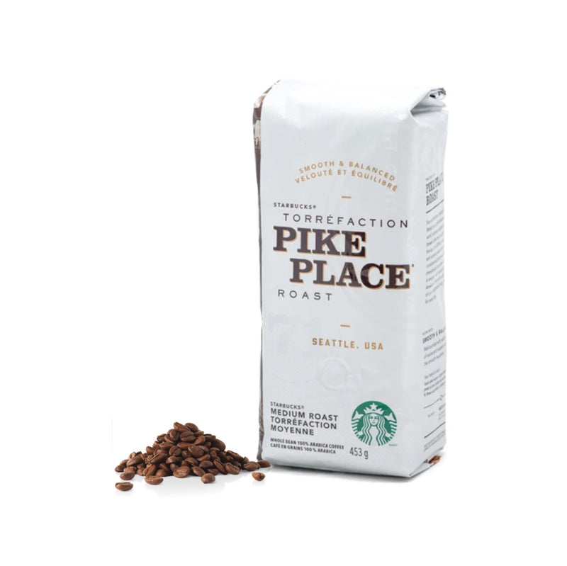 Starbucks Pike Place Roast Coffee Beans (Case of 6x 1lb)