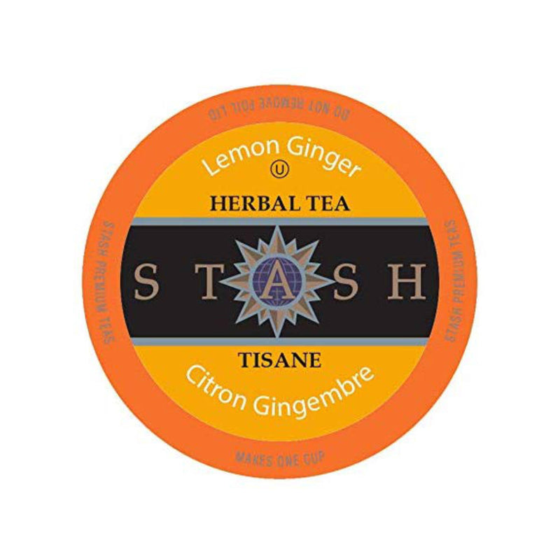 Stash Lemon Ginger Tea Single Serve Pods (Case of 96)