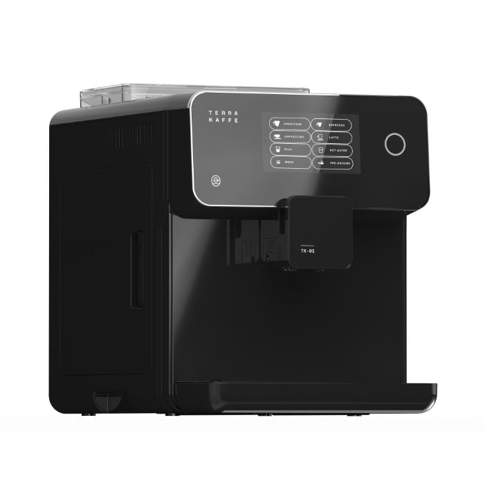 Terra Kaffe TK-01 Super Automatic Espresso, Cappuccino, & Latte Machine (Black) - FINAL SALE
