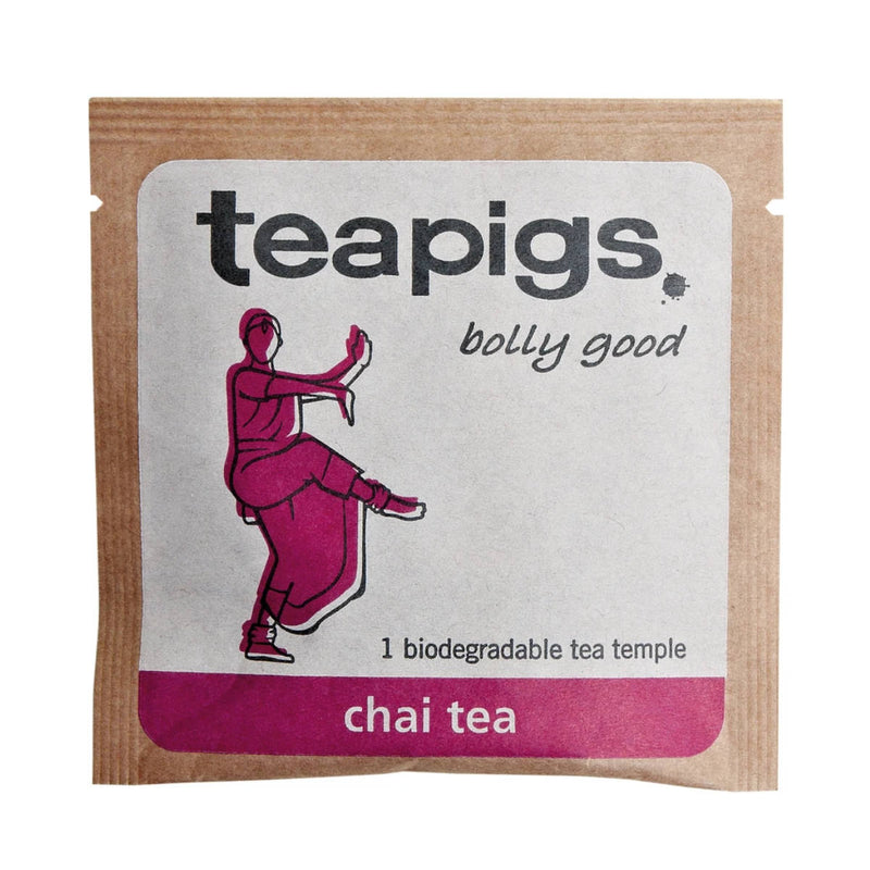 TeaPigs Chai Tea Loose Leaf Tea Sachets (Box of 50)