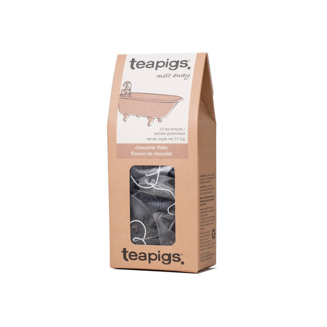 TeaPigs Chocolate Flake Loose Leaf Tea Sachets (Box of 15)