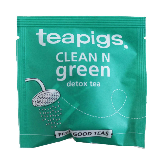 TeaPigs Cleanse with Coconut Loose Leaf Tea Sachets (Box of 50)