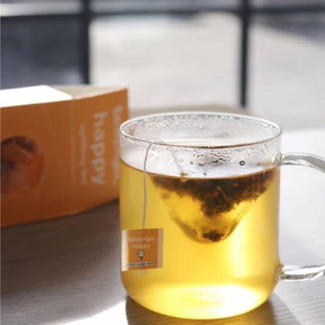 TeaPigs Happy with Lemon Balm Loose Leaf Tea Sachets (Box of 50) Loose Leaf Sachets TeaPigs