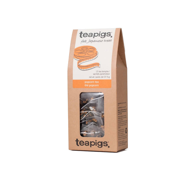 TeaPigs Popcorn Loose Leaf Tea Sachets (Box of 15)