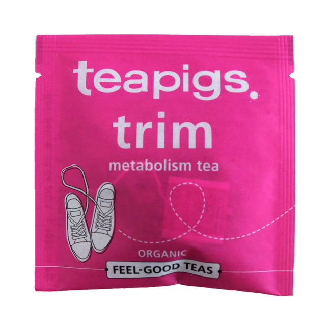 TeaPigs Trim with Guarana Loose Leaf Tea Sachets (Box of 50)