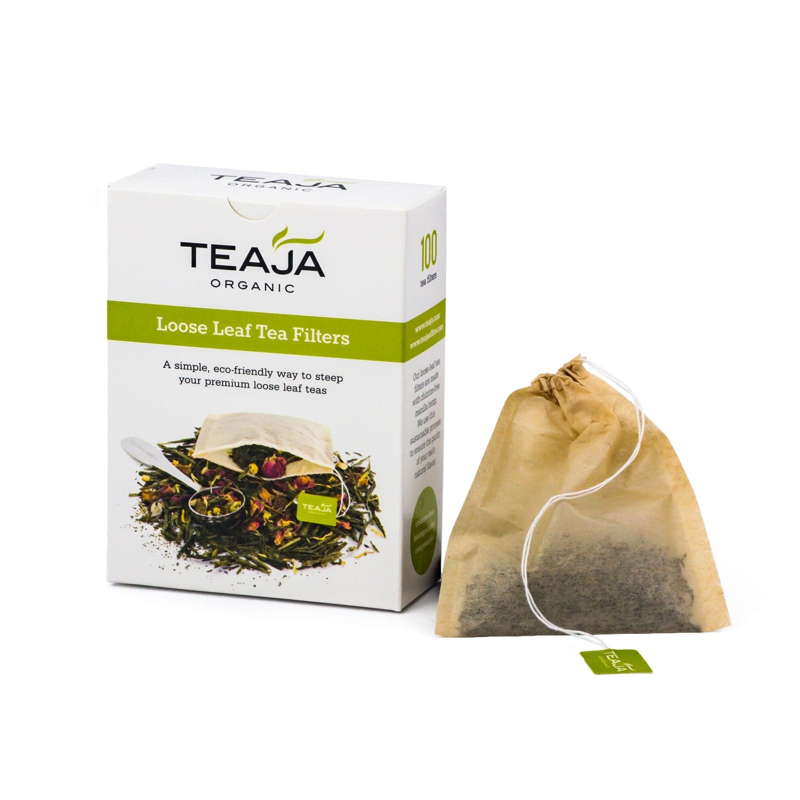 Teaja Loose Leaf Tea Filters (Box of 100 Filters) Home Coffee Solutions