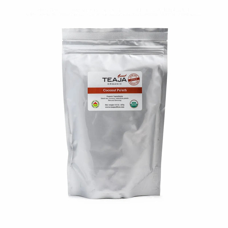 Teaja Coconut Pu'erh Organic Loose Leaf Tea (0.5lb) Home Coffee Solutions