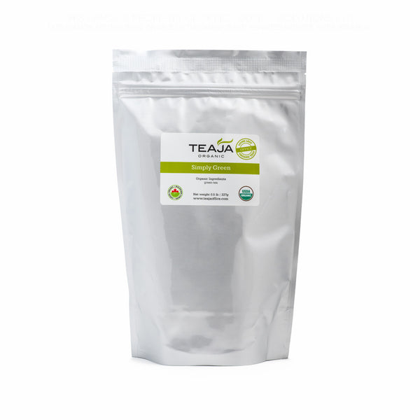 Teaja Loose Leaf Tea Simply Green 0.5lb Bag