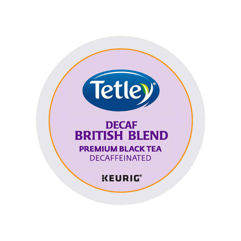 Tetley® British Blend Decaf K-Cup® Recyclable Tea Pods (Box of 24)