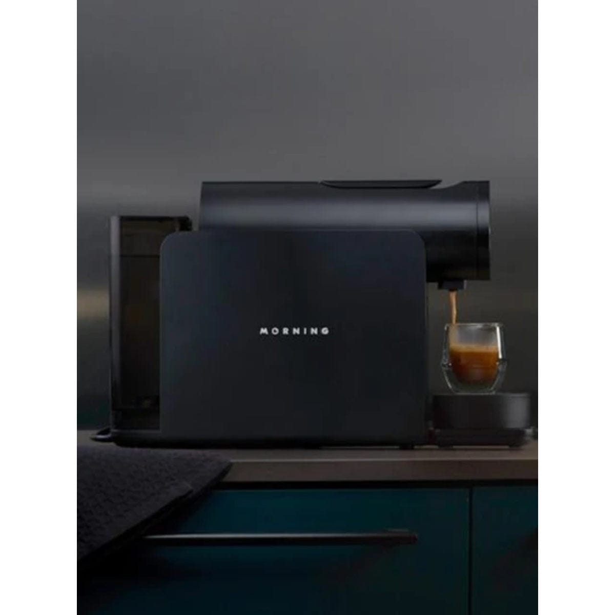 The Morning Machine (Black) Nespresso Machine Morning