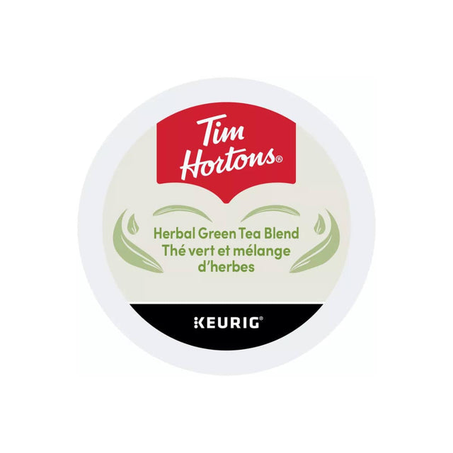 Tim Hortons Herbal Green Tea K-Cup® Recyclable Pods (Box of 24) K-Cups Tim Hortons