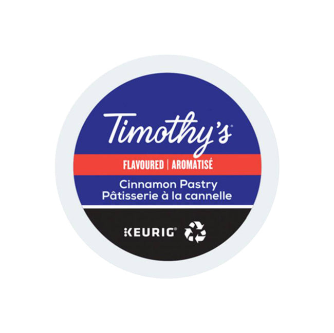 Timothy's Cinnamon Pastry K-Cup® Recyclable Pods (Box of 24)