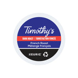 Timothy's French Roast K-Cup® Recyclable Pods (Box of 24) K-Cups Timothy's