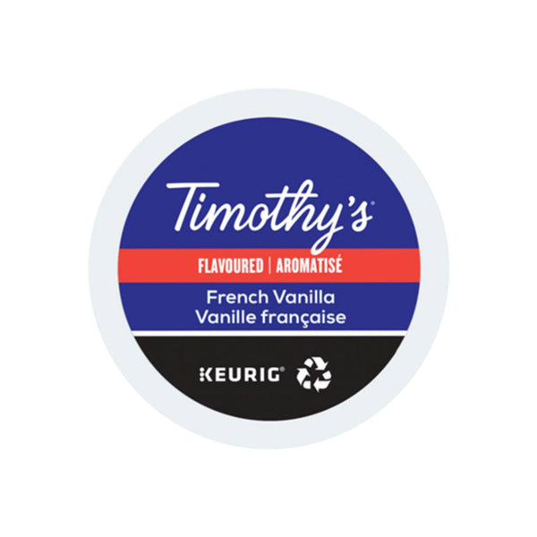 Timothy's French Vanilla K-Cup® Recyclable Pods (Case of 96)