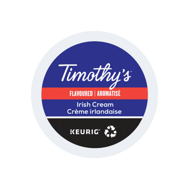 Timothy's Irish Cream K-Cup® Recyclable Pods (Box of 24)