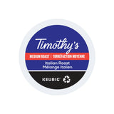 Timothy's Italian Roast K-Cup® Recyclable Pods (Case of 96) K-Cups Timothy's