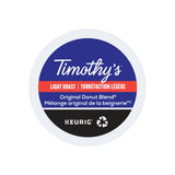 Timothy's Original Donut Blend K-Cup® Recyclable Pods (Case of 96) K-Cups Timothy's