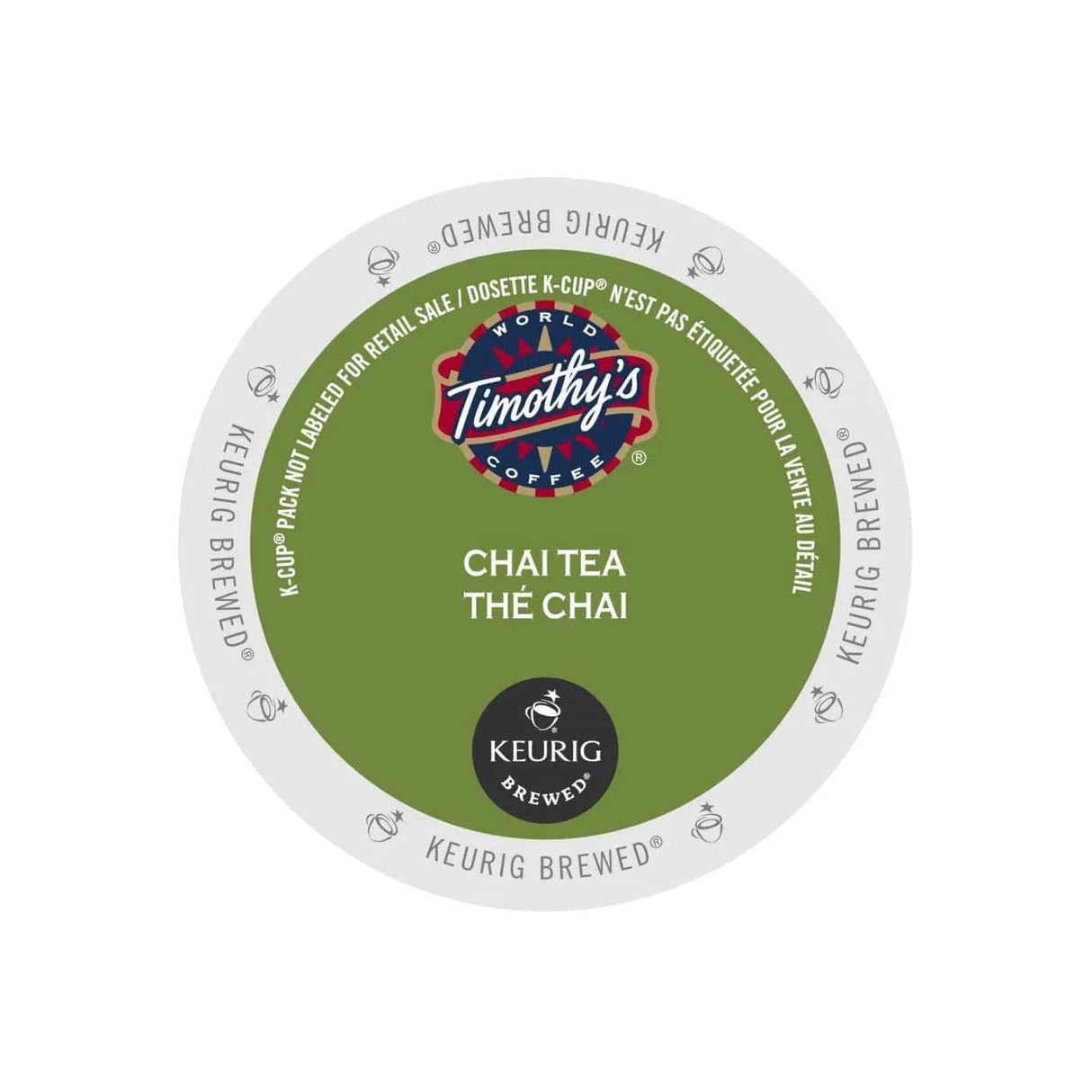 Timothy's Chai Tea K-Cup® Pods (Box of 24) K-Cups Timothy's