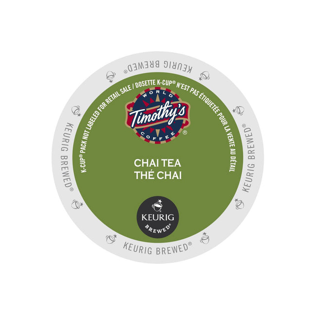 Timothy's Chai Tea K-Cup® Pods (Box of 24)