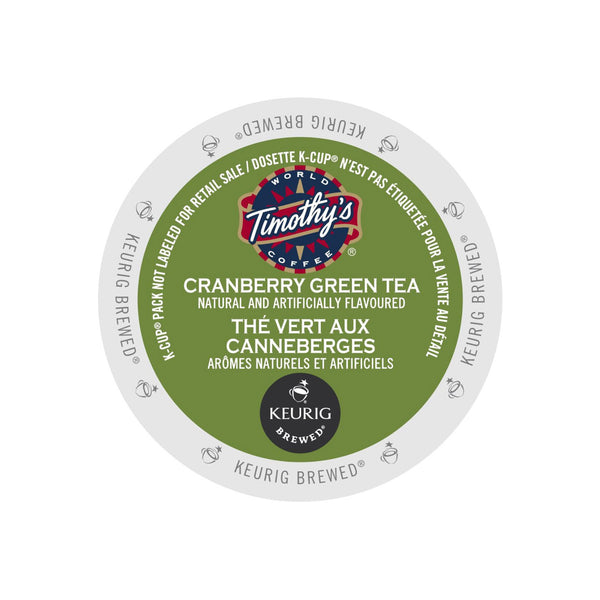 Timothy's Cranberry Green Tea K-Cup® Pod