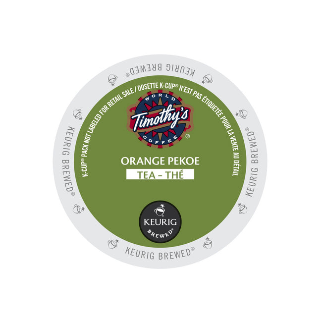 Timothy's Orange Pekoe Tea K-Cup® Recyclable Pods (Case of 96)