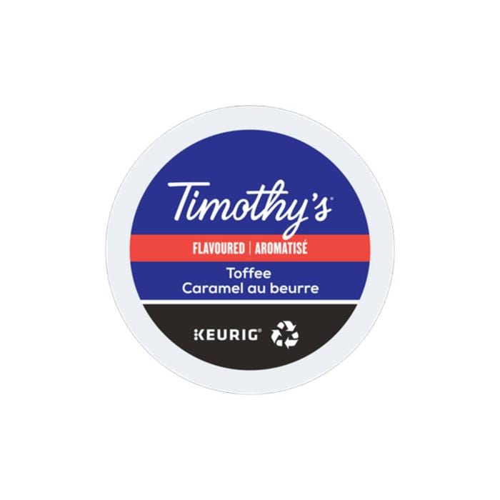Timothy's Toffee (Formerly Winter Carnival) K-Cup® Recyclable Pods (Case of 96) K-Cups Timothy's