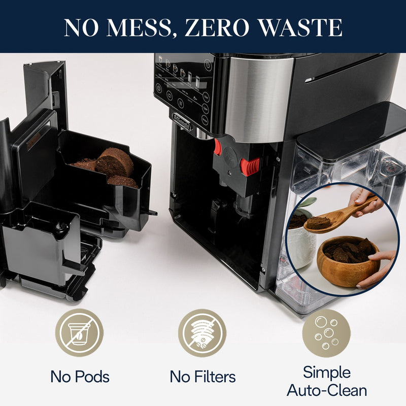 DeLonghi TrueBrew Fully Automatic Drip Coffee Machine CAM51025MB (Stai ...