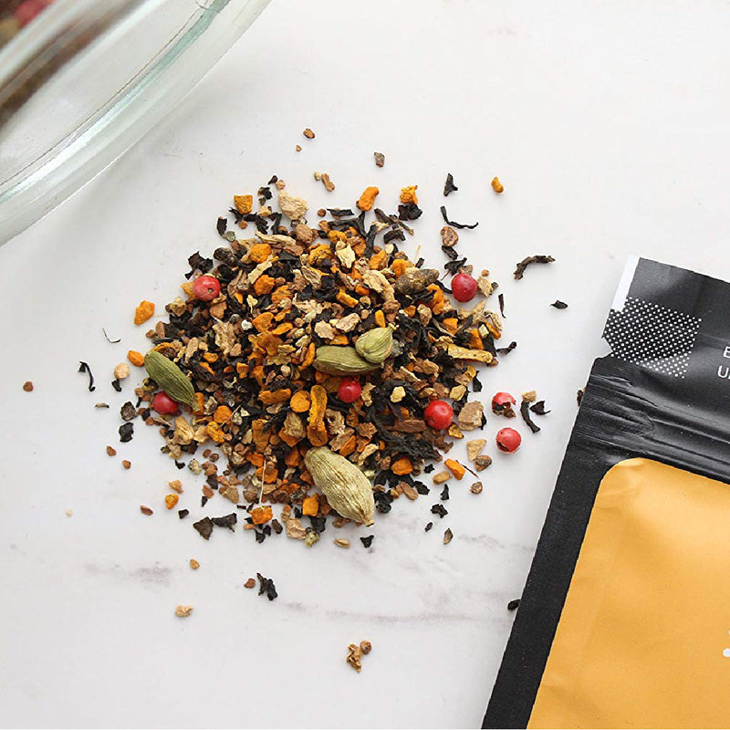 Turmeric Teas Dawn Black Chai Loose Leaf Tea (Case of 600g / 21 oz)
