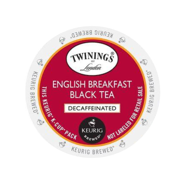 Twinings Tea English Breakfast Decaf K-Cup® Pods (Box of 24)