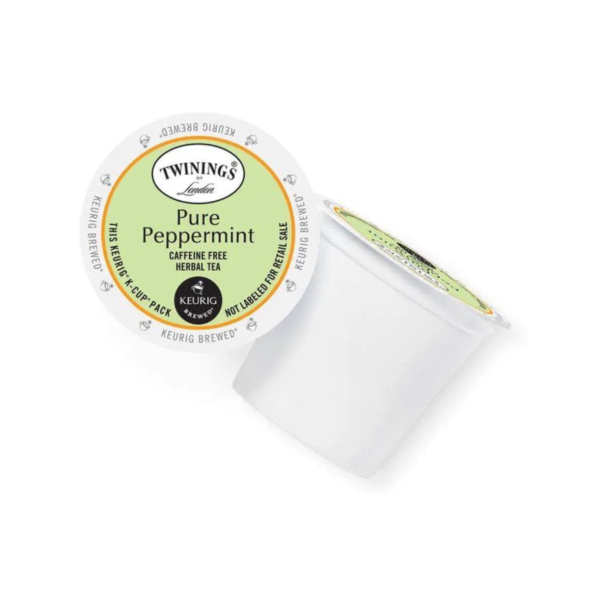 Twinings Peppermint Tea K-Cup® Pods (Box of 24) K-Cups Twinings Tea