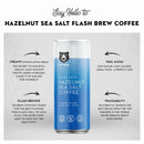 Two Bears Flash Brew Hazelnut Sea Salt (Case of 6 Cold Brew Cans)