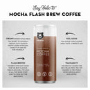 Two Bears Flash Brew Mocha Coffee (Case of 6 Cold Brew Cans)