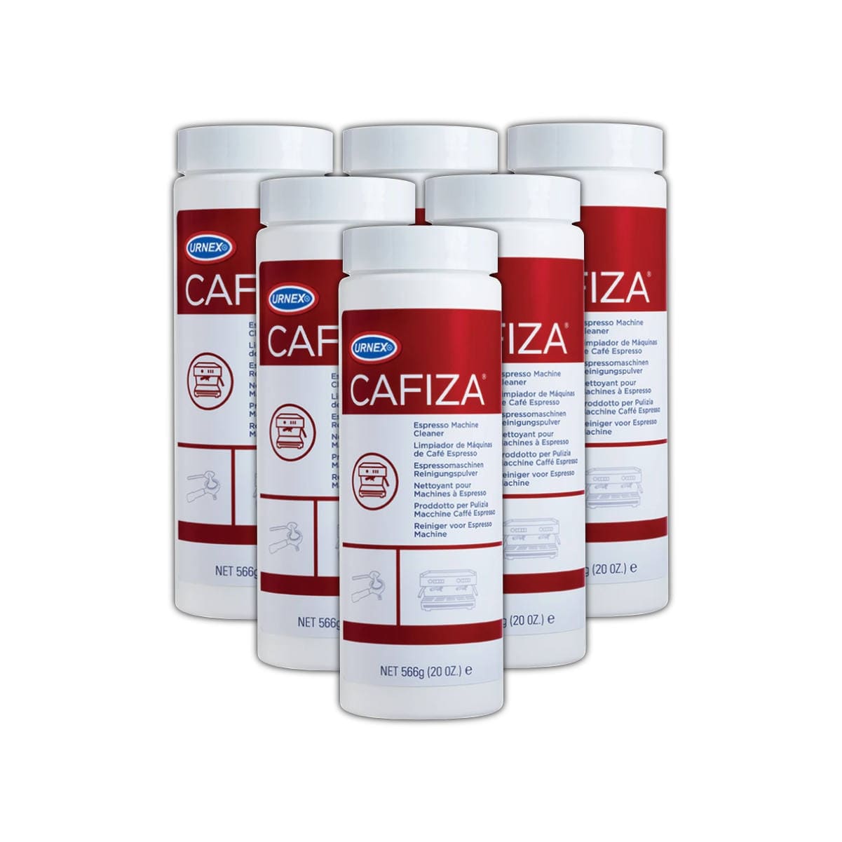 Urnex Cafiza Espresso Cleaner Bulk 6 Pack (3.4kg / 120oz) Accessory Urnex