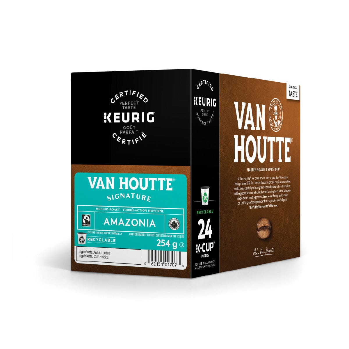 Van Houtte Fair Trade Amazonia K-Cup® Recyclable Pods (Box of 24) K-Cups Van Houtte