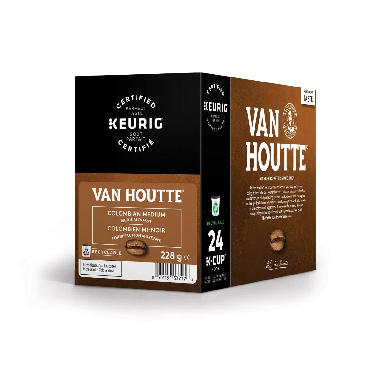 Van Houtte Colombian Medium K-Cup® Recyclable Pods (Box of 24) K-Cups Van Houtte